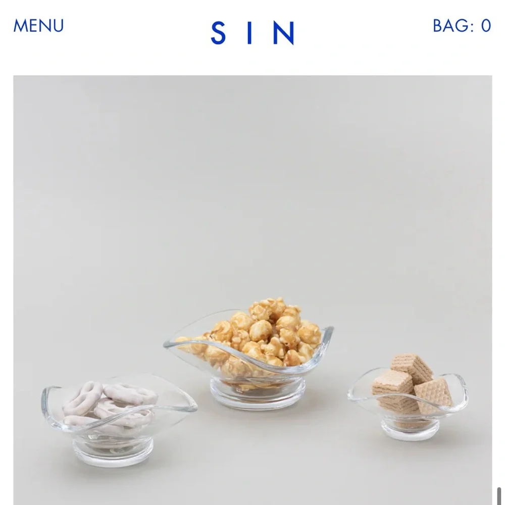 Sin Urch Glass Decorative Bowls - Picture 1 of 7
